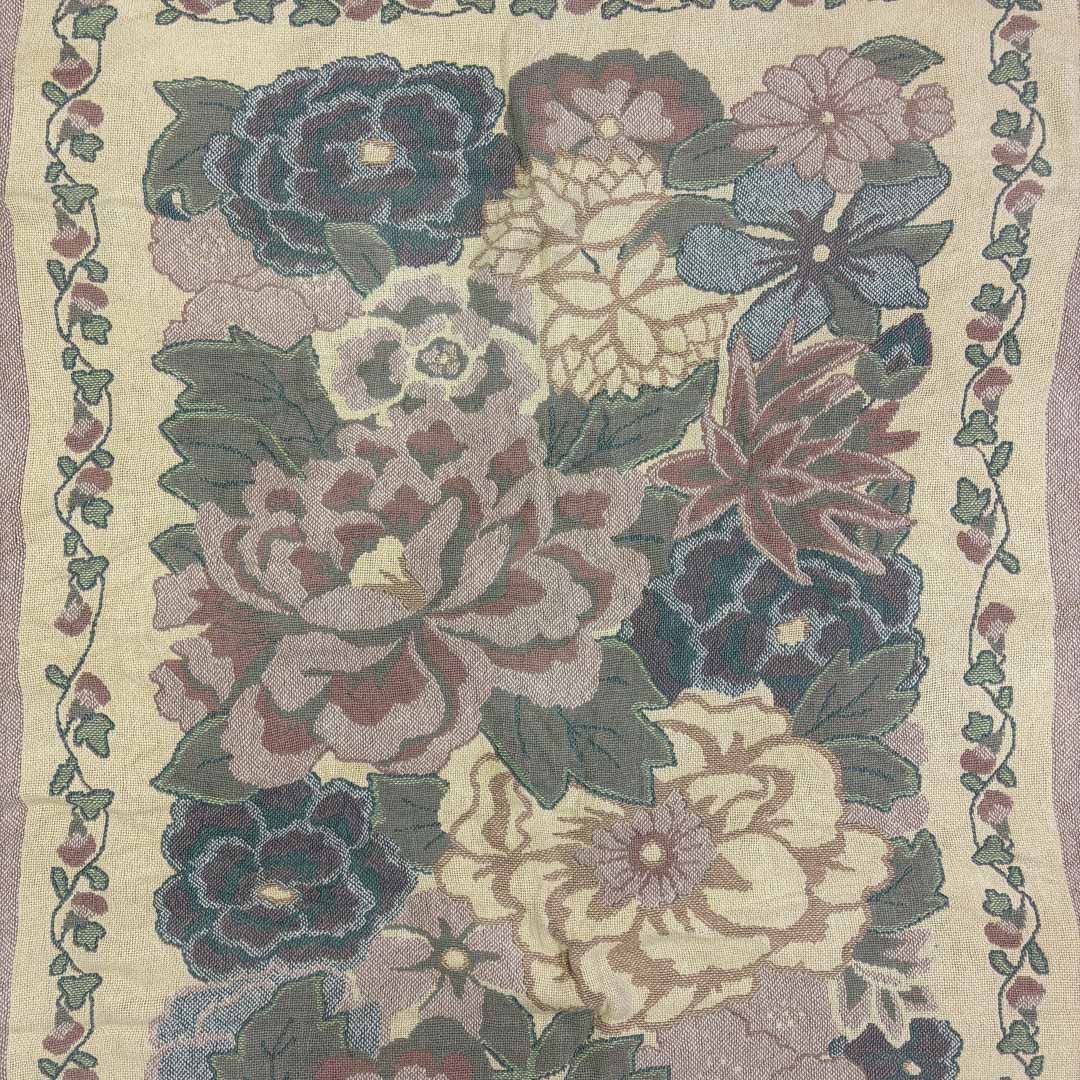VINTAGE - vintageラグ カーペット フラワー 花 特大 875 vintageラグ カーペット フラワー 花 特大 875-上品な