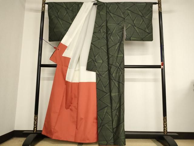 平和屋着物□本場大島紬 切り嵌め文 正絹 逸品 AAAY2511ja 平和 平和屋着物□本場大島紬 切り嵌め文 正絹 逸品 AAAY2511ja 平和