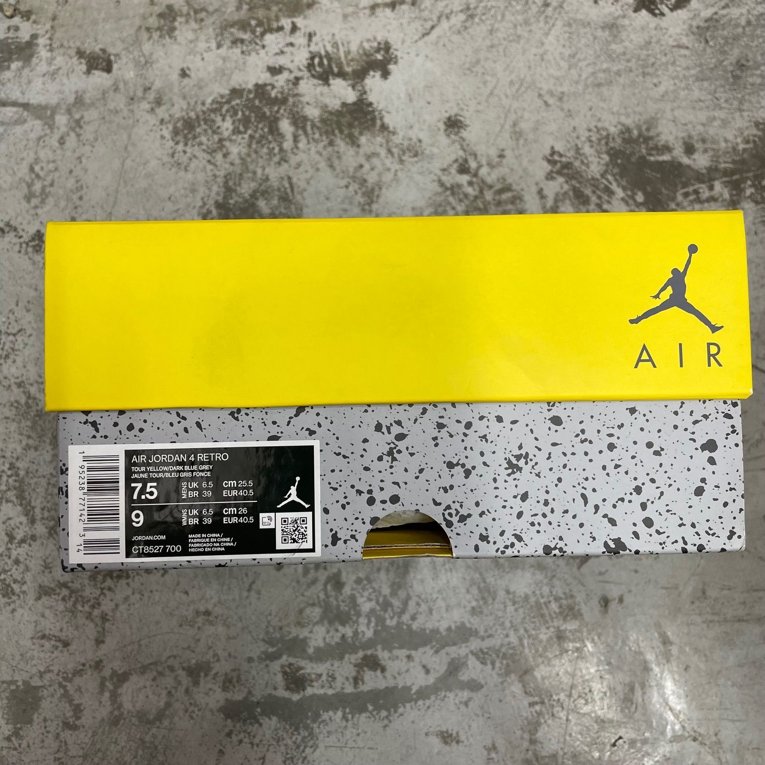 NIKE Air Jordan 4 Tour Yellow エアジョーダン4 ツアーイエロー 