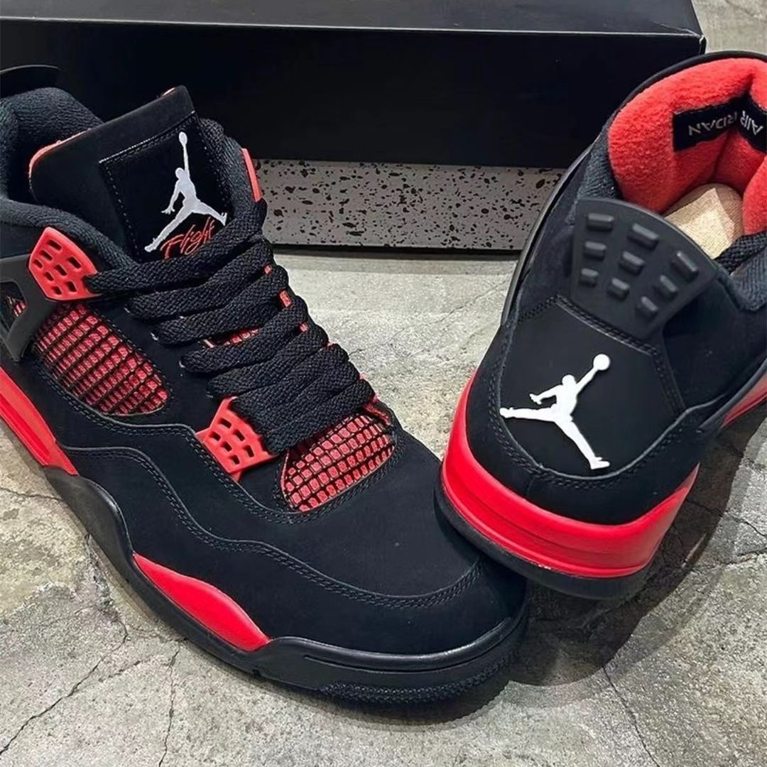 Nike Air Jordan 4 Red ThunderCrimson ナイキ エアジョーダン4 レッド サンダークリムゾン スニーカー - メルカリ