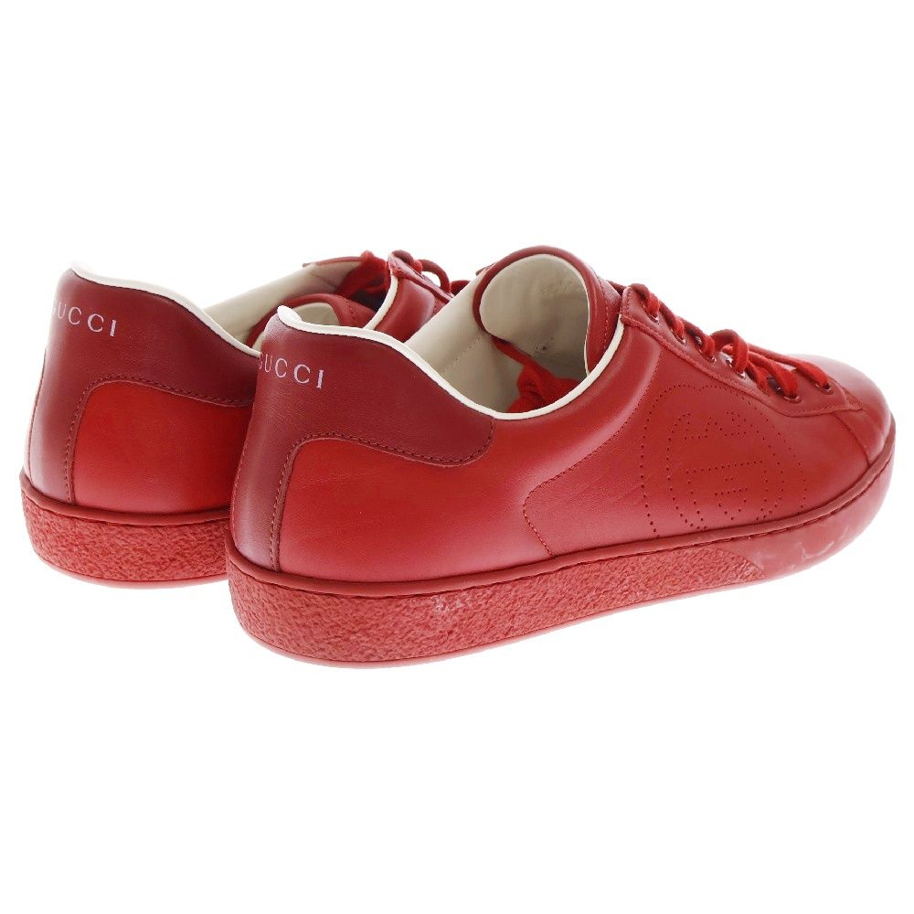 GUCCI (グッチ) インターロッキングG パンチングロゴ レザー