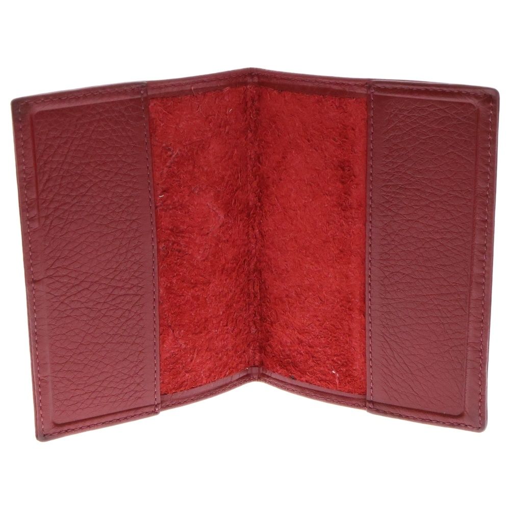 CHROME HEARTS (クロムハーツ) PASSPORT COVER クロスパッチ付 レザー