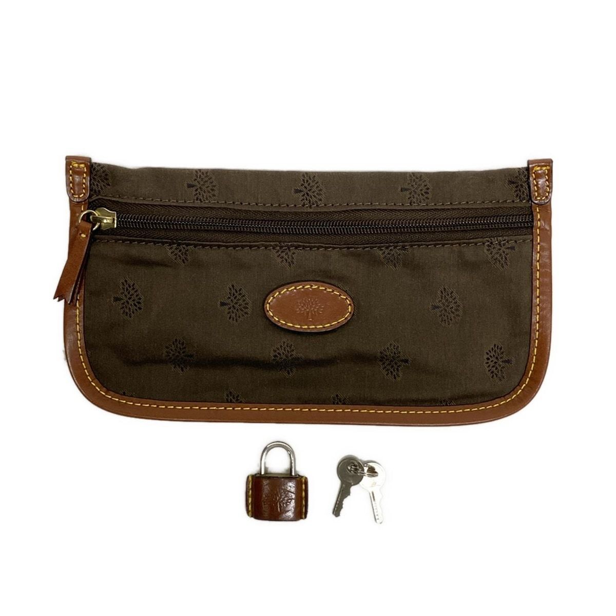良品　マルベリー　ブラウン　キャリーケース　鍵　Mulberry　チェック柄 良品 マルベリー ブラウン キャリーケース 鍵 Mulberry チェック
