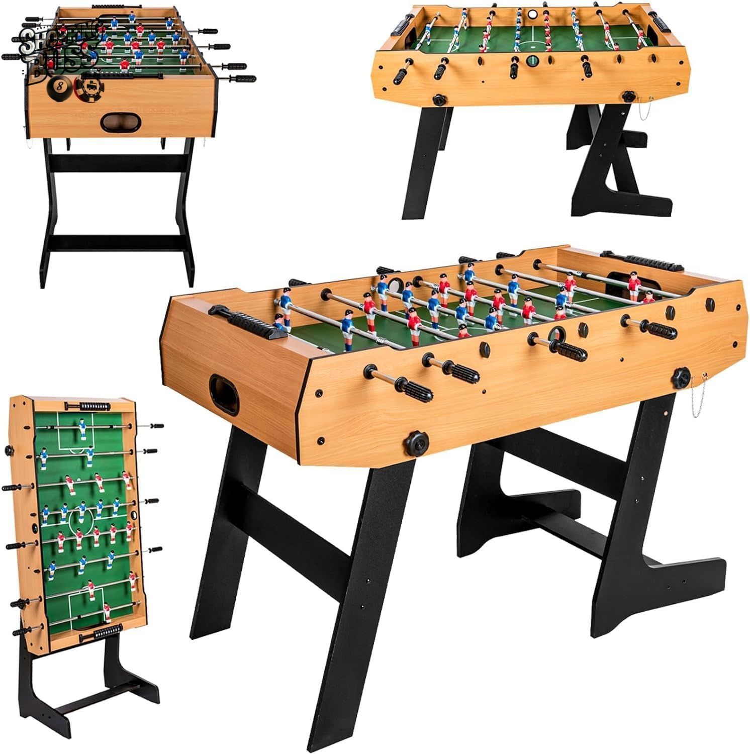 テーブルサッカー子供フーズボールテーブル 簡単に折りたためる屋内ホームアーケードテーブルサッカー 寝室やゲームルーム用