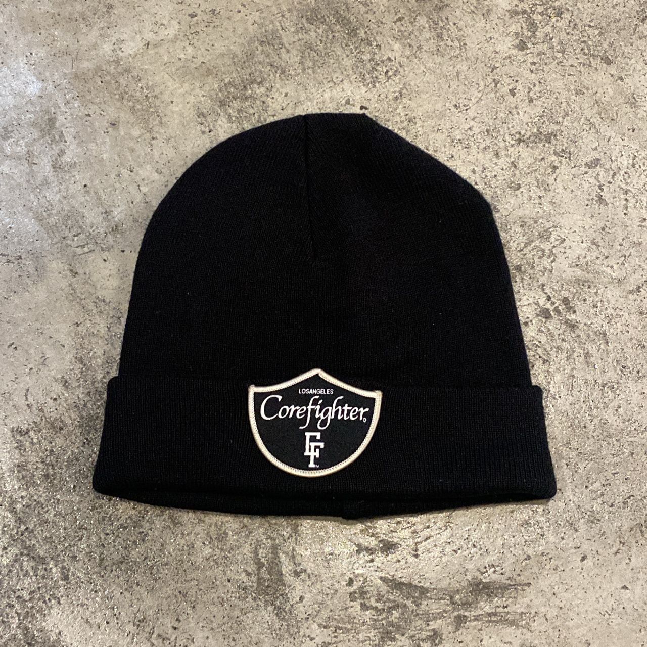 コアファイター つば付きニット帽 ニューヨークハット ブラック Hat