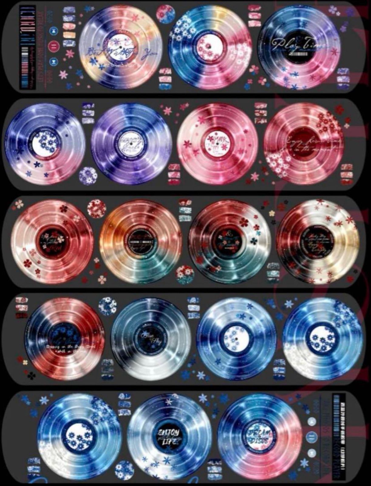 PET幻梦唱片 7cm×5m 125cm/loop 海外マスキングテープ PET幻梦唱片 7cm×5m 125cm/loop 海外マスキングテープ - メルカリ