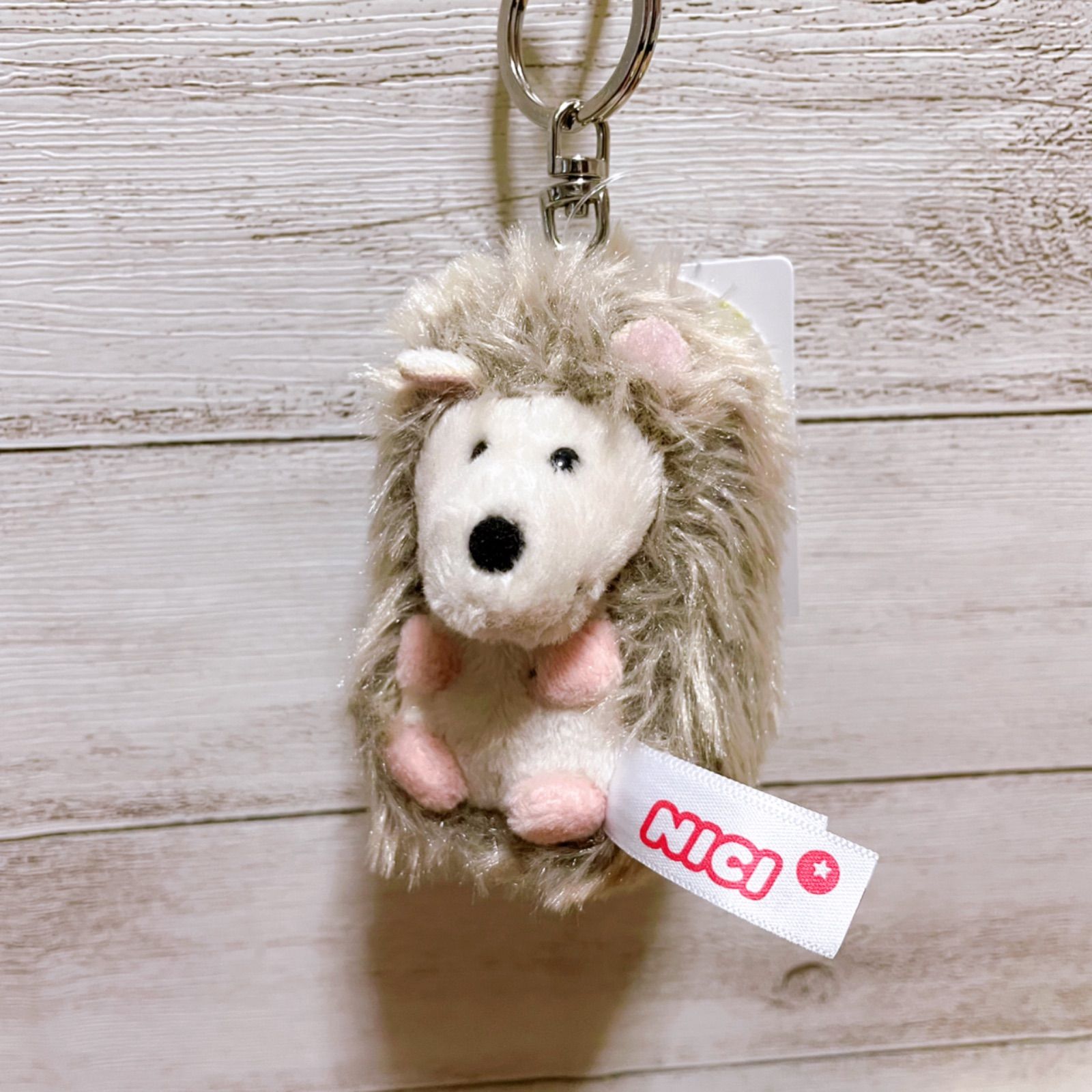 ラスト1個】 NICI ニキ キーリング ハリネズミ ヘッジホッグ