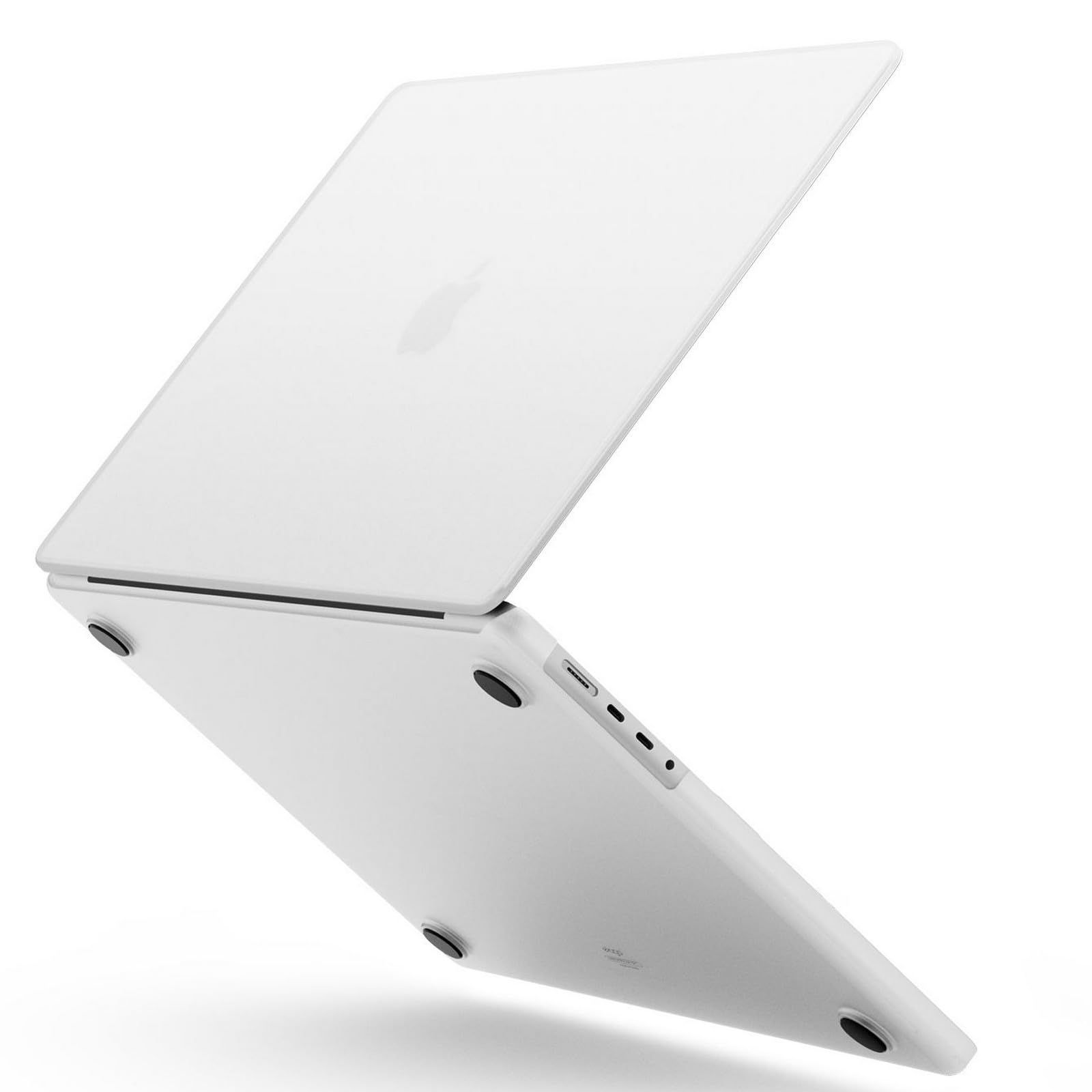 elago MacBook Pro 16 インチ 対応 ケース クリア 排熱口 付き 半透明 ハードケース 薄型 透明 傷防止 カバー MacBookPro マックブック プロ 16インチ M4 Pro M4Max M3 Pro 他 対応 S