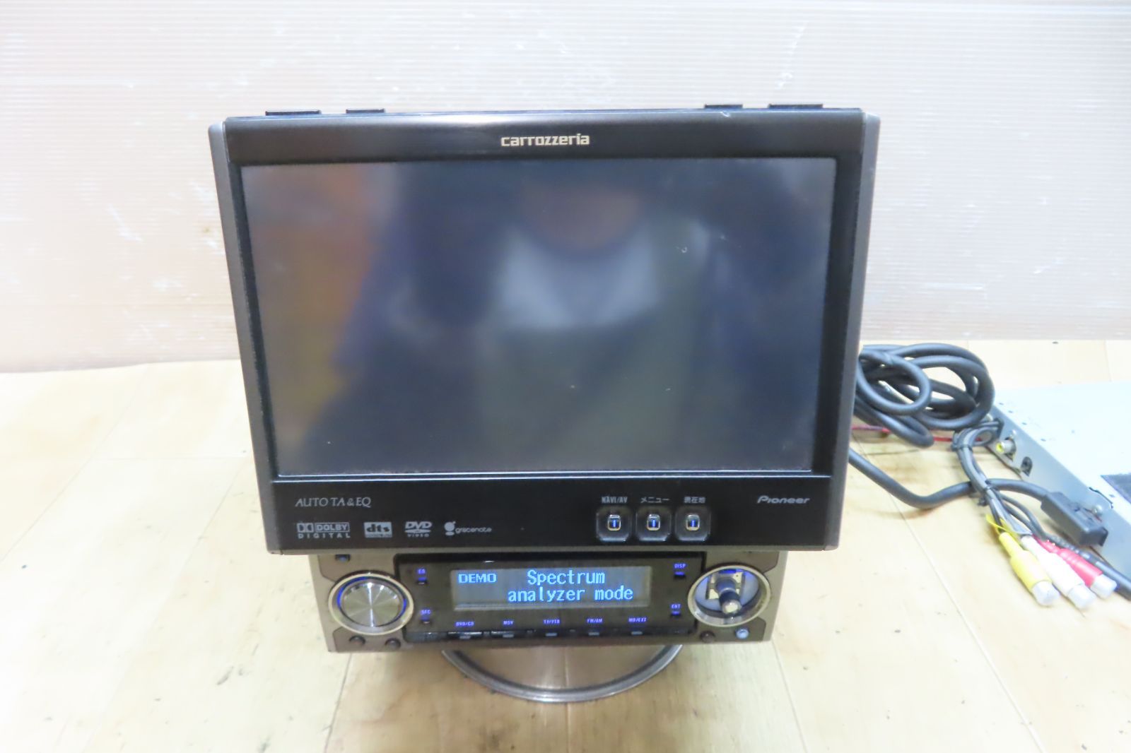 ☆F2377/カロッツェリア AVIC-ZH990MD インダッシュナビ サイバーナビ HDDナビ MD再生OK 本体のみ