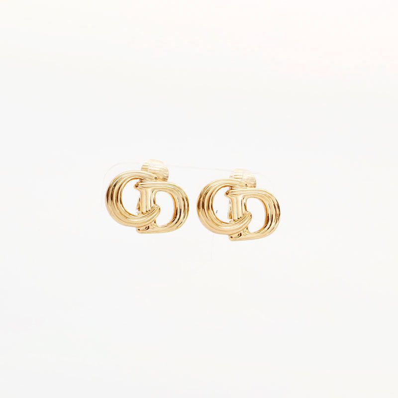 Christian Dior クリスチャンディオール イヤリング CDロゴ