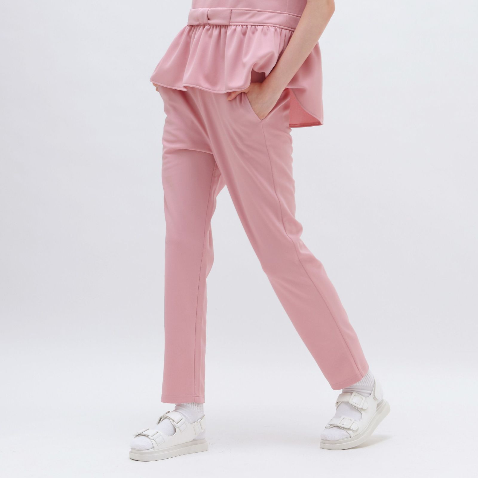医療スクラブ 医療ユニフォーム おしゃれスクラブ Pants_PINK