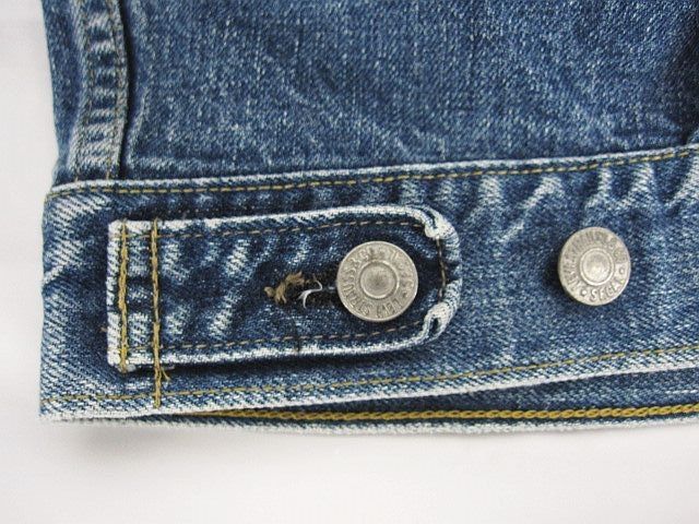 Levi’s 71507 日本製 1993年製 赤耳 ビッグE 38 濃紺 LEVI'S 71507XX Gジャン 93年 ビッグE サイズ38インチ 赤耳 リーバイス