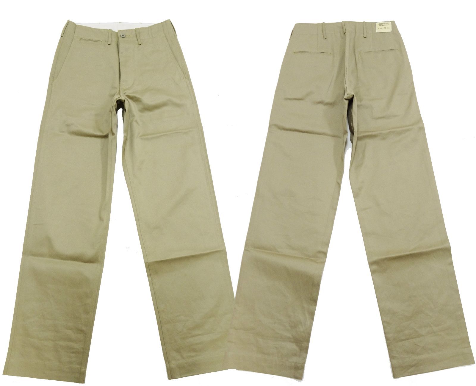 バズリクソンズ M43036 ミリタリーチノ 1942モデル Buzz Rickson s 未洗い チノパンツ ミリタリートラウザーズ 東洋エンタープライズ カーキ