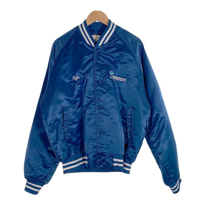 90`s Chalk Line チョークライン Brown Steel Contractors Inc