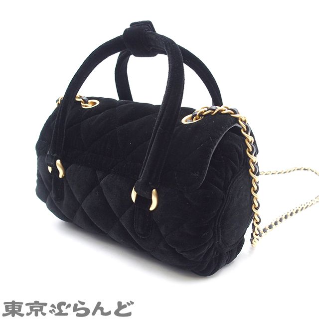 ［新品］CHANEL マトラッセ 2way ミニ ボストン ブラック シャネル CHANEL マトラッセ 2way ミニ ボストン ブラック