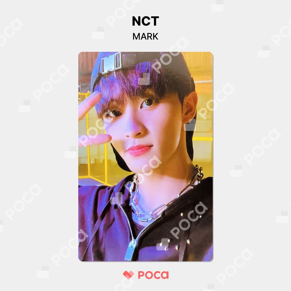 NCT マーク トレカ PHOTO + GLOW-IN-THE-DARK STICKER SET MD