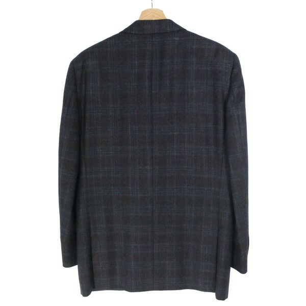 ヒッキーフリーマン チェック柄 ビジネスジャケット 中古・古着通販】HICKEY FREEMAN (ヒッキーフリーマン) リネン混