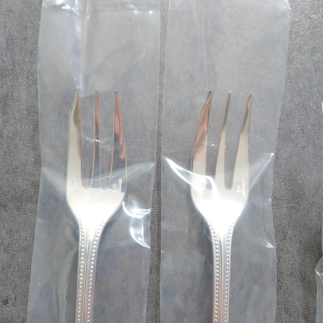 クリストフル パール ケーキフォーク コーヒースプーン 未開封 4点