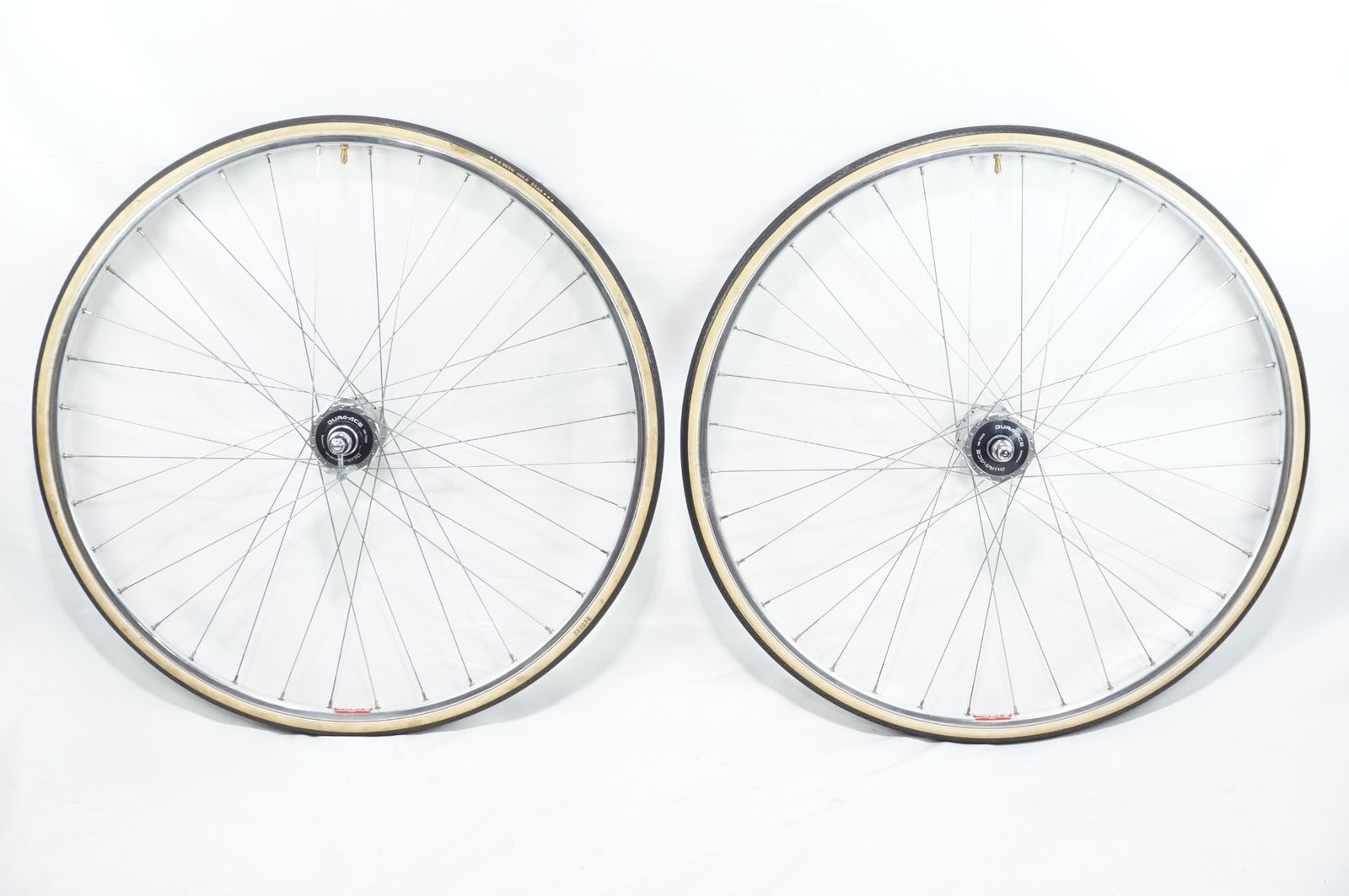 SHIMANO シマノ DURA-ACE HB-7600 ARAYA 16B RED シングル 手組 ホイールセット バイチャリ中目黒店