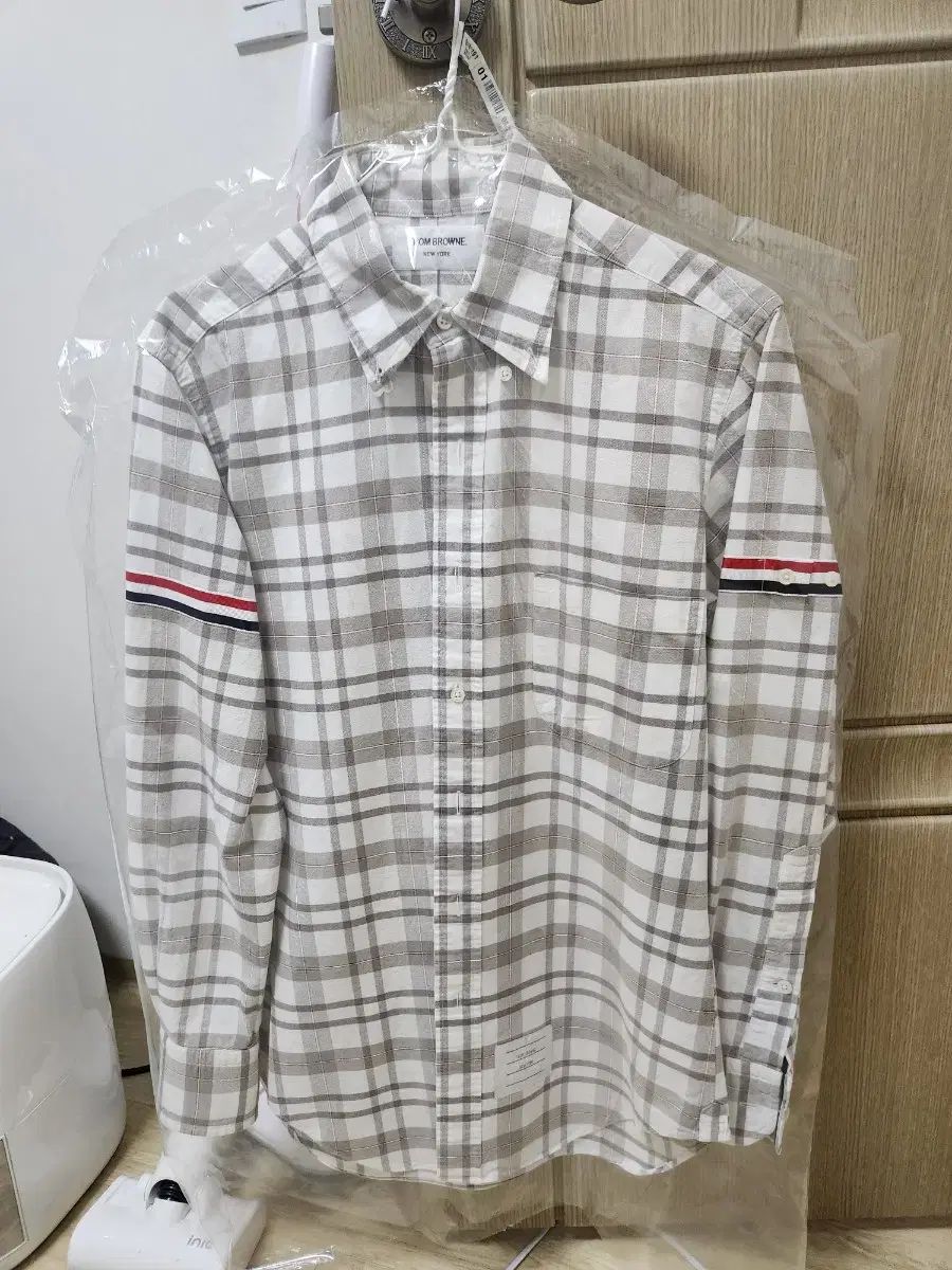 Thom Browne(トム・ブラウン) アームバンド シャツ チェック柄