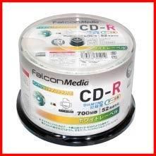 商品 FalconMedia ファルコンメディア 1回記録用 ダイヤモンドCD-R BE001 52倍速 50枚