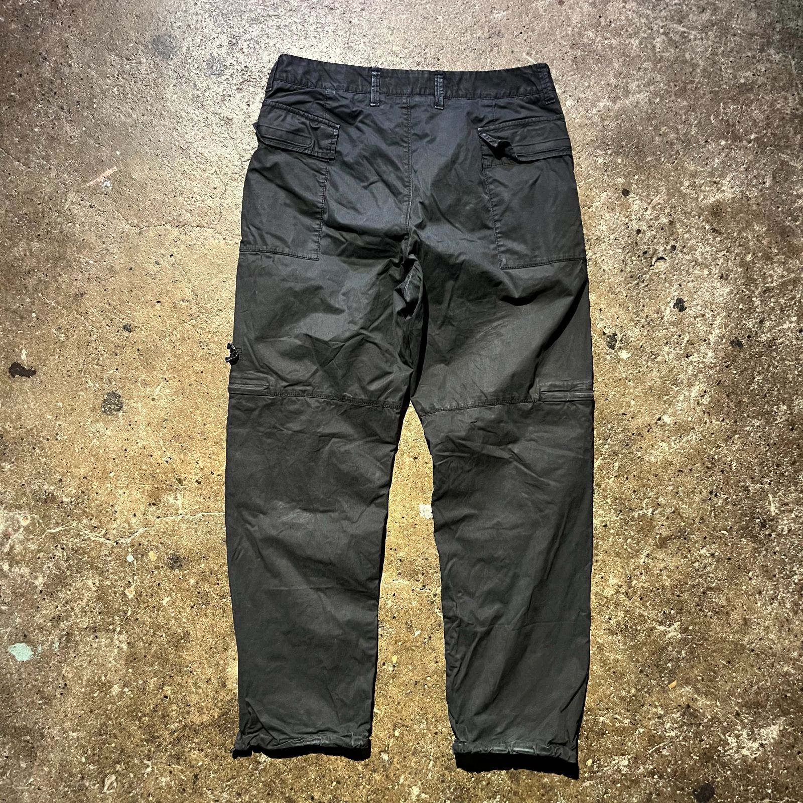 STONE ISLAND 23aw ウォッシュドカーゴパンツ ストレート ドローコード