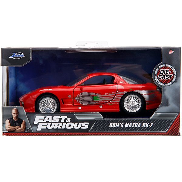 JADATOYS 1:32 ワイルドスピードダイキャストカー DOM'S MAZDA
