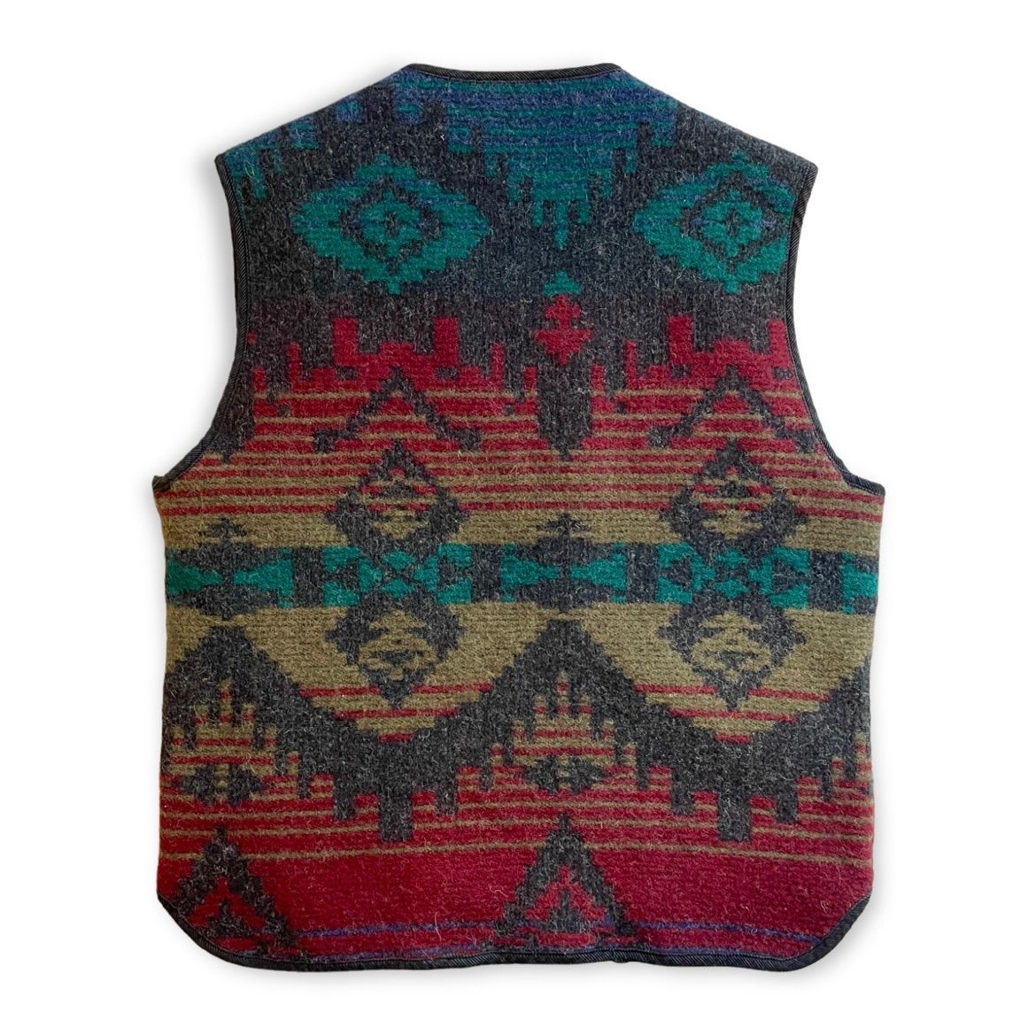 USA製 90s Woolrich(ウールリッチ)Native Vest ネイティブ柄