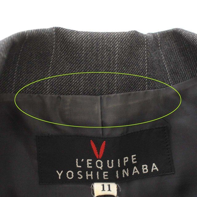 世界の yoshie 柔らかな質感の inaba レキップ バックサテン 9号 L セットアップスーツ スーツ パンツスーツ レキップ レディース