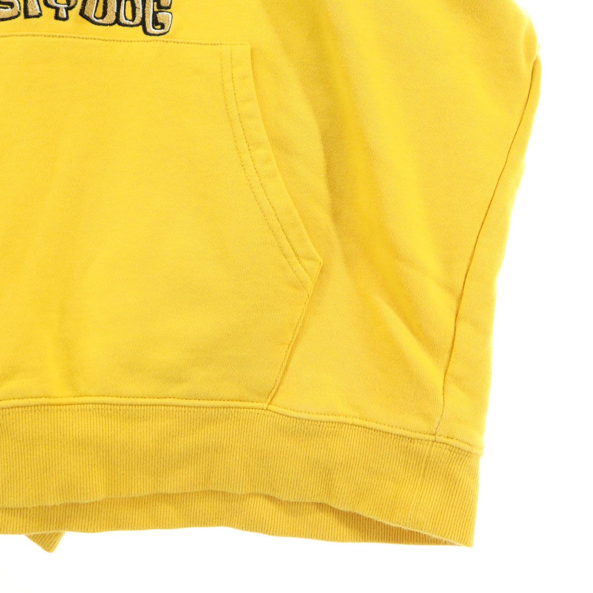 美品 NASTY DOG ナスティードッグ ワッペン 長袖 パーカー イエロー 