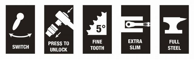 Wera3|8サイクロップメタルラチェットハンドルロッキング機能8004B 004034 HRDEVELOPMENT_JP