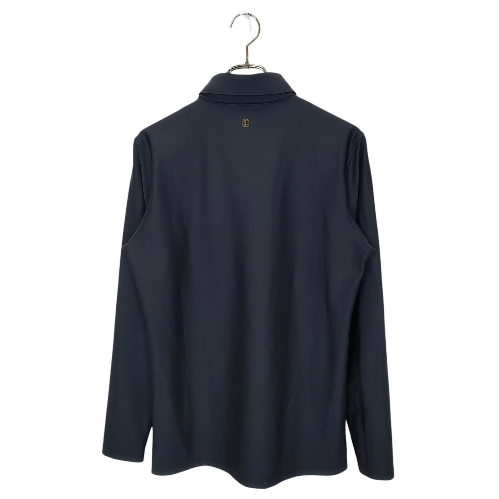 BRIEFING GOLF ブリーフィングゴルフ 21AW BASIC LS SHIRTS 長袖 ポロシャツ BRG213M21 M ネイビー メンズ