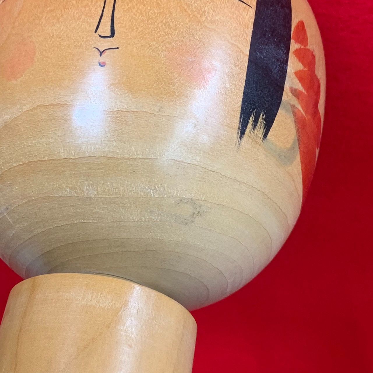 井上ゆき子作 こけし 2体セット 特大こけし 大型 置物 伝統工芸 郷土