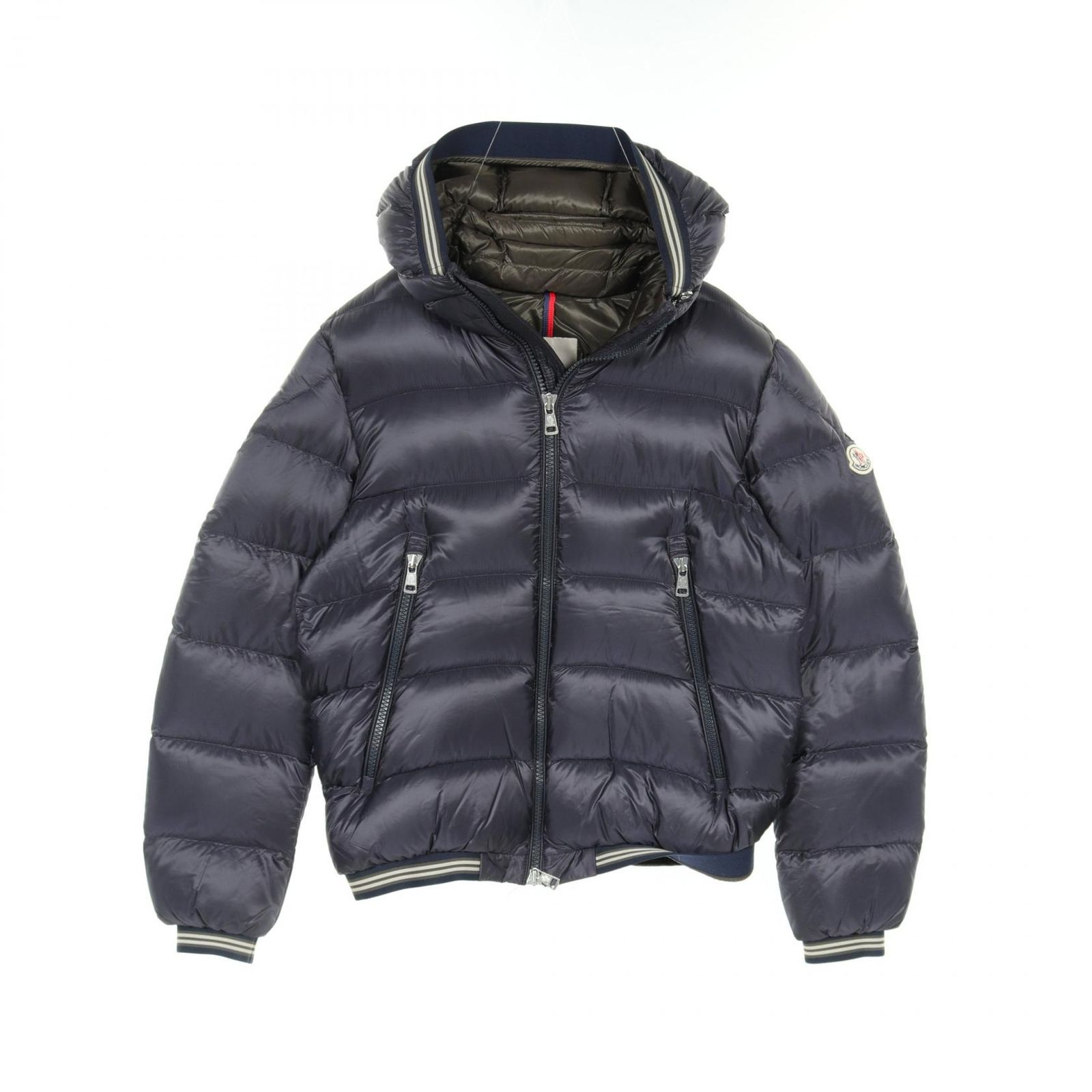モンクレール MONCLER ダウンジャケット JEANBART ジェンバート 4197349 ネイビー ナイロン ダウンジャケット メンズ Used A