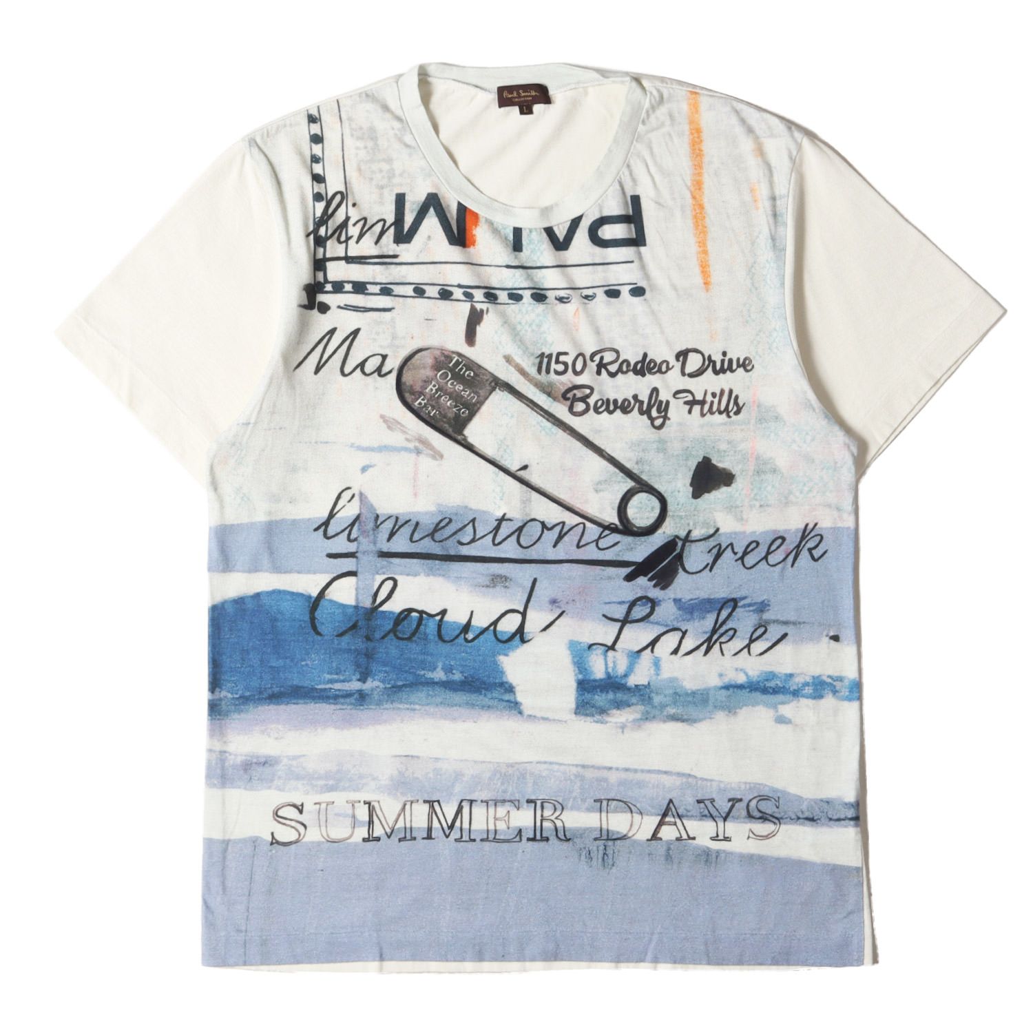 美品 Paul Smith ポールスミス Tシャツ サイズ:L マルチ グラフィック