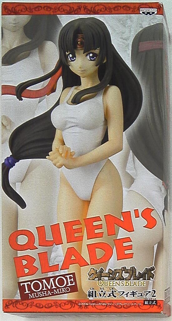 バンプレスト 組立式フィギュア02 クイーンズブレイド 　武者巫女トモエ
