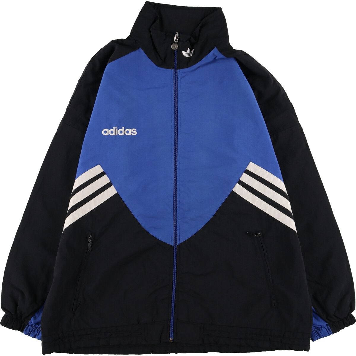 古着 80年代 アディダス adidas 総柄 リバーシブル ウインドブレーカー メンズL相当 ヴィンテージ/eaa486486