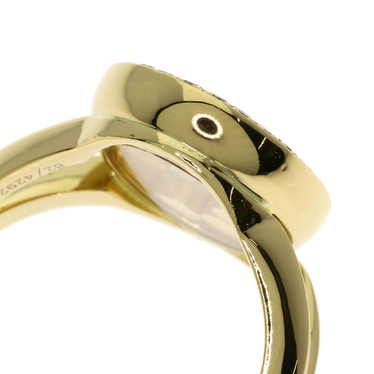 Chopard ショパール ハッピー ダイヤモンド リング 指輪 K18YG レディース FORTGASGNV_COM_BR