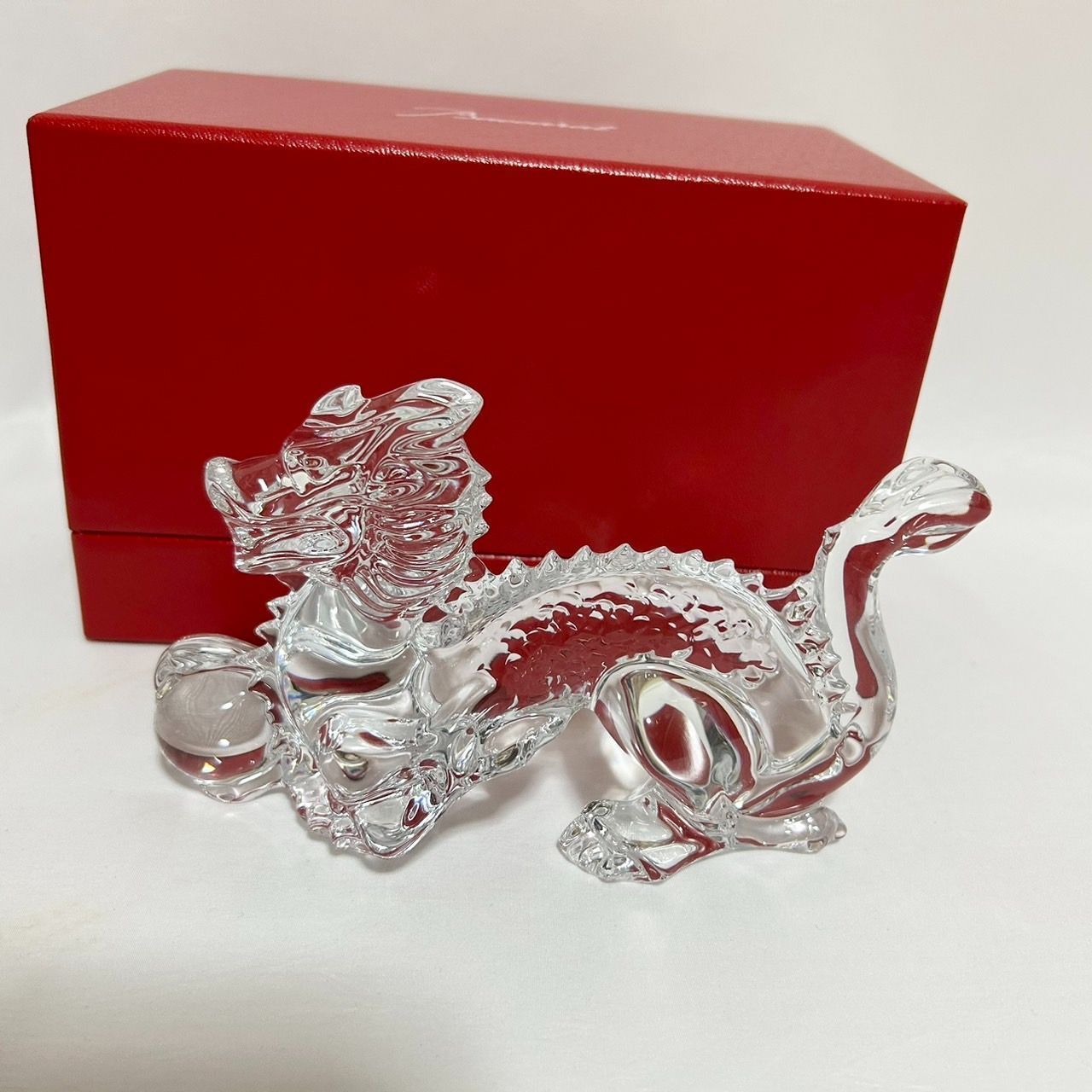 新品未使用品】バカラ baccarat 干支 辰 龍 竜 置物 フィギュ