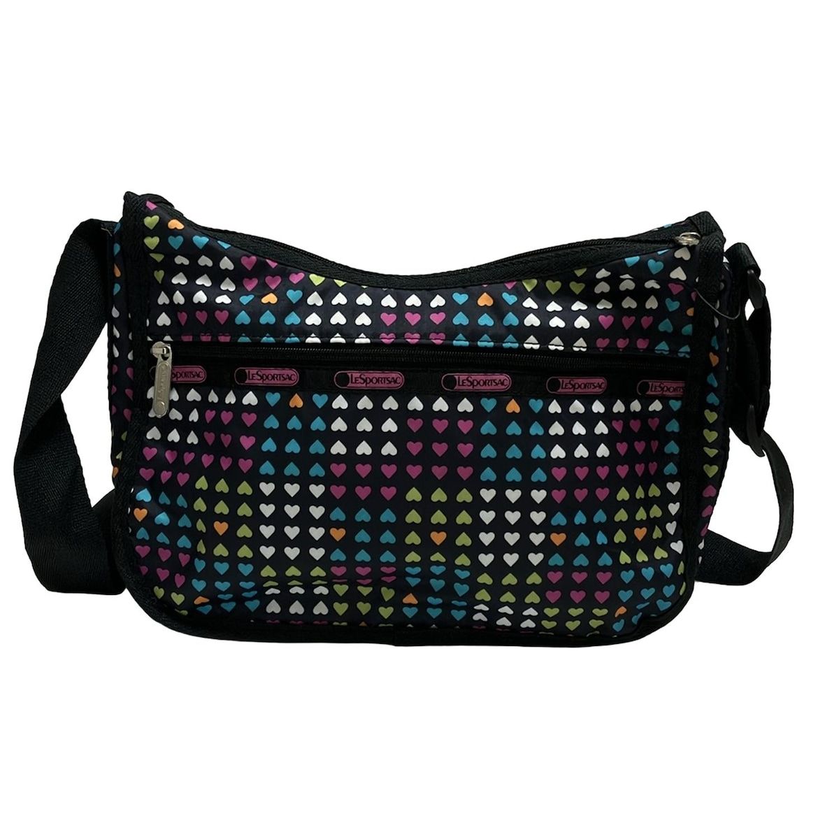 LESPORTSAC(レスポートサック) ショルダーバッグ - 黒×マルチ
