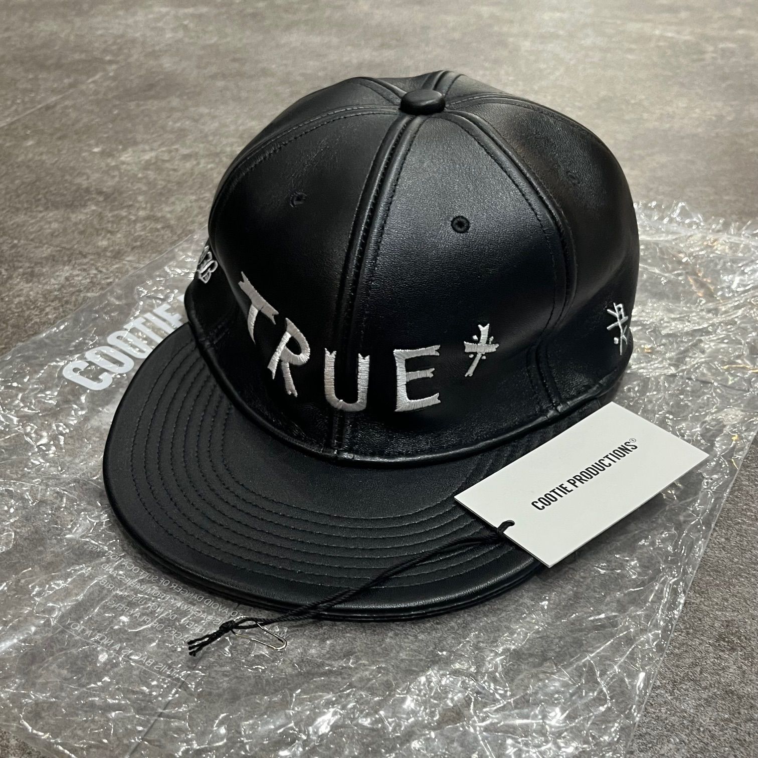 定価41800円 美品 COOTIE 23AW Leather 6 Panel Cap CTE-23A508 レザー 