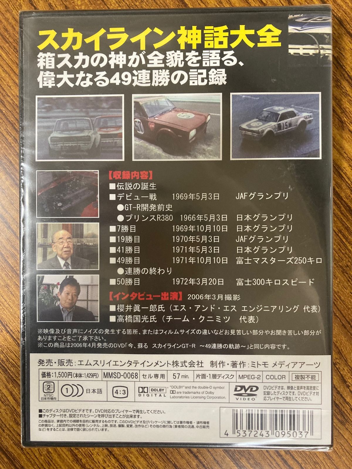 今、蘇るスカイラインGT-R　スーパーマシンの系譜　DVD