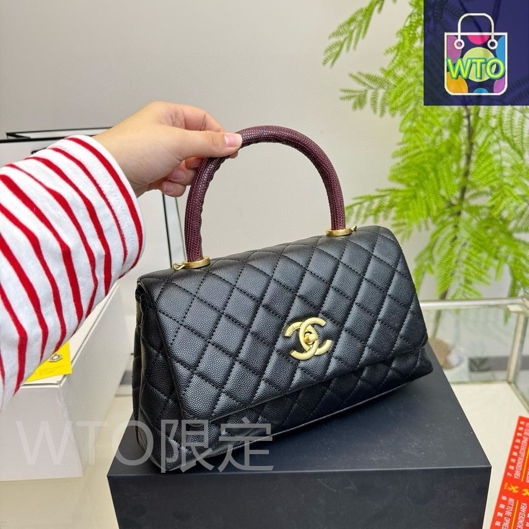 chanel シャネル キャビア ハンドバッグ ショルダーバッグ