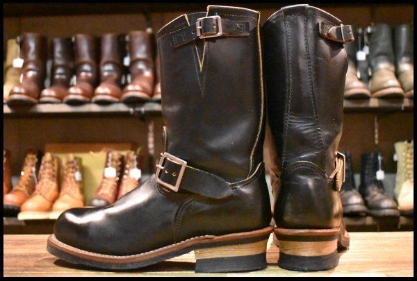 8D 14年 レッドウィング 9268 エンジニア 黒 ブラック クローンダイク スチールトゥ ブーツ redwing HOPESMORE FI385 USTAUSTRALIA_COM_AU