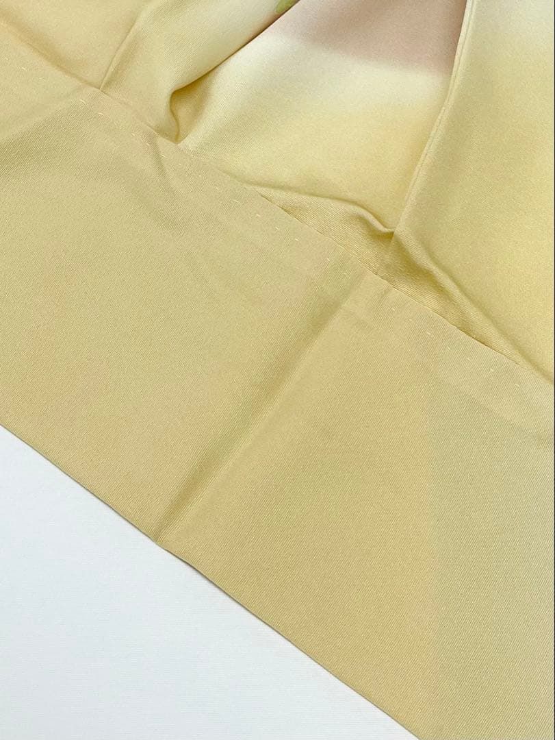 千總謹製 京友禅 訪問着 金駒 金彩 紋意匠 源氏車 鴛鴦 正絹 X417