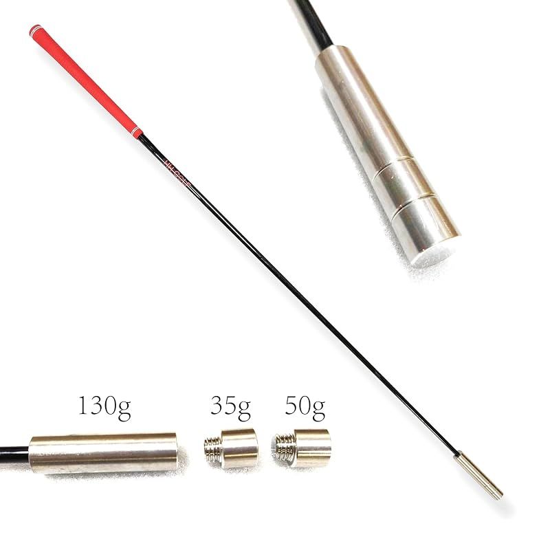 HH-GOLFゴルフスイングスピードトレーニング器、3 in 1でクラブ重量を調節できるゴルフスピードバー、ゴルフスイングトレーニング補助ツール、速度、距離、正確性を高める 1