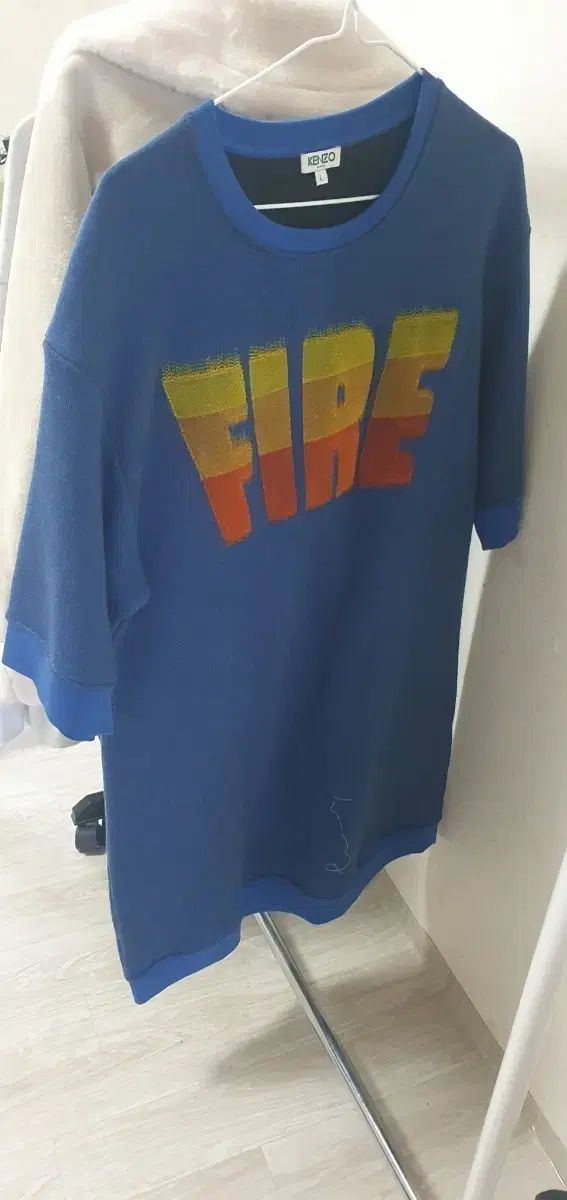 KENZO ケンゾー ファイア プリンティング Tシャツ L