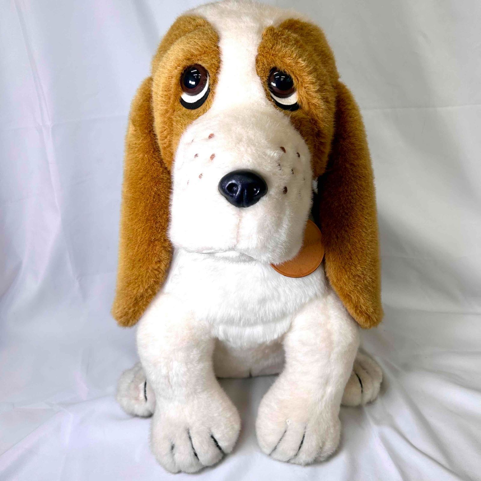 HUSH PUPPIES＊ ハッシュパピー 犬 特大サイズ ぬいぐるみ 非売品 昭和レトロ バセット・ハウンドレア - メルカリ