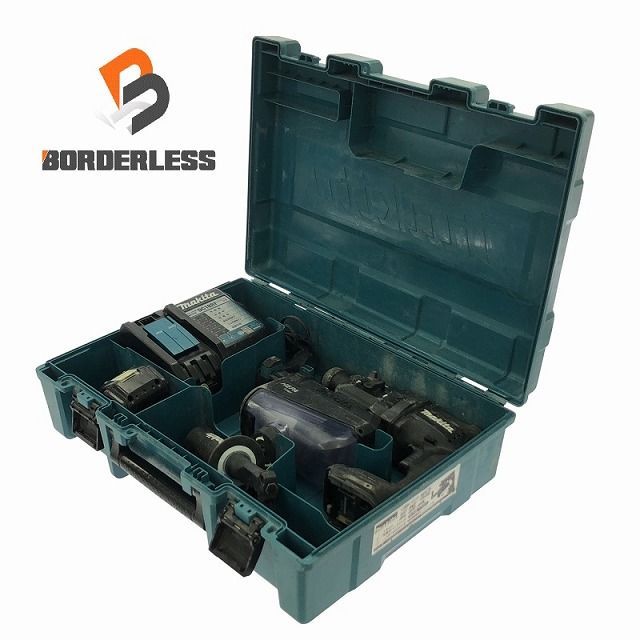 makita マキタ 18V 18mm 充電式ハンマドリル HR182D 黒 バッテリ1個 6.0Ah 充電器 集じんシステム ケース付 コードレス 108144