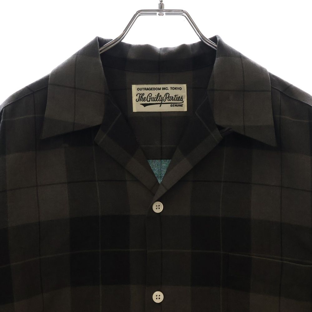 WACKO MARIA (ワコマリア) 24SS OMBRE CHECK OPEN COLLOR SHIRT S/S 